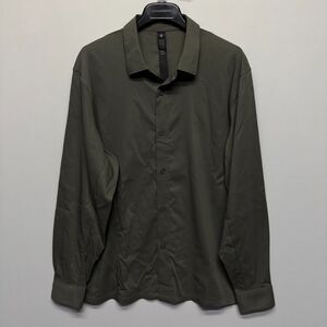 Lululemon Men Relaxed Fit Long Sleeve Button Shirt Size Large M3FHBS C126 -11